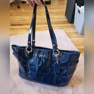 Blue Coach Bag